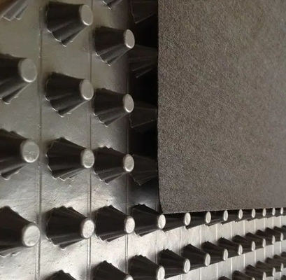 Kalite  Black HIPS Dimple Plastic Drainage Board ISO9001 Certificated fabrika