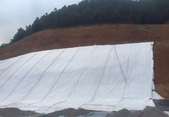 Soakaway için Beyaz Dokuma Filtre Kumaş Geotekstil Membran